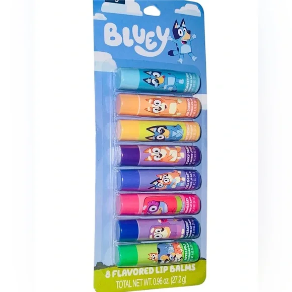 Bluey Lip Balm, 8 Pack, Multiple Flavors, 27.2g - Picture 2 of 5